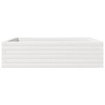 vidaXL Jardinière blanc 90x90x23 cm bois de pin massif