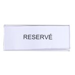 Lot De 10 Chevalets Double Face Horizontal A6 - Cristal - X 10 - Exacompta
