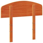 vidaXL Tête de lit cire marron 75 cm bois massif de pin