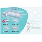 Matelas à langer avec éponges amovibles - Blanc - 42 x 70 cm