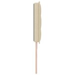 Tête de lit design lignes crème 180 cm en tissu