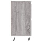 vidaXL Buffets 2 Pièces sonoma gris bois d'ingénierie