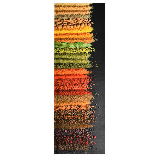 vidaXL Tapis de sol de cuisine lavable Épice 45x150 cm