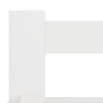 vidaXL Cadre de lit Blanc Bois de pin massif 120x200 cm