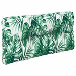 vidaXL Coussins de palette lot de 5 motif de feuilles tissu