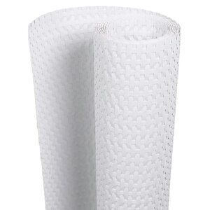 vidaXL Paravent de balcon blanc 600x80 cm résine tressée