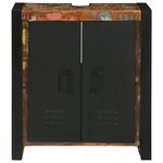 vidaXL cabinet sous évier 55x35x60 cm Bois massif récupéré