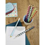 Crayon graphite EASYgraph B gaucher bleu ardoise x 6 STABILO
