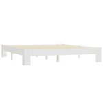 vidaXL Cadre de lit sans matelas marron 160x200 cm bois pin massif