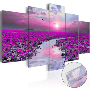 Tableau sur verre acrylique - the river of magic [glass] l x h en cm 200x100