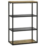 vidaXL Bibliothèque 70x35x110 cm en bois massif mangue brut