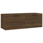 vidaXL Armoire murale Chêne marron 100x36 5x35 cm Bois d'ingénierie