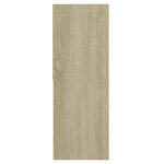 vidaXL Bibliothèque Chêne sonoma 67x24x161 cm Bois d'ingénierie