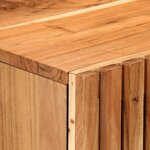 vidaXL Armoire de salle de bain 38x34x58 cm bois massif d'acacia