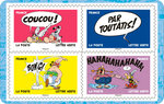 Carnet de 12 timbres - Astérix - Lettre verte
