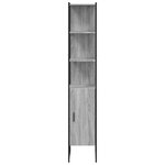 vidaXL Armoire de salle de bain sonoma gris bois d'ingénierie