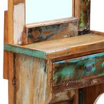 vidaXL Miroir de couloir bois de récupération massif 47x23x180 cm