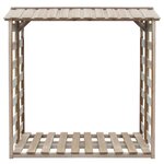vidaXL Abri de stockage à bois de chauffage 150x90x176 cm Pin imprégné
