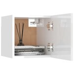 vidaXL Ensemble de meubles TV 6 Pièces Blanc brillant Bois d'ingénierie