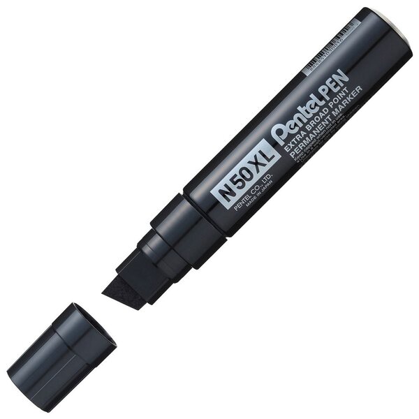 N50XL - Marqueur permanent géant pointe biseautée extra-large 7 mm- Noir