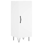 vidaXL Buffet blanc 34 5x34x90 cm bois d'ingénierie