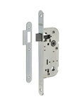 THIRARD - Serrure encastrable bec de cane type GDF  axe 40mm  bouts ronds  carré 6x9 mm  blanc