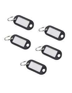 THIRARD - Lot de 5 portes-étiquettes  noir  50x20mm