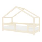 Lit cabane enfant LUCKY 120 x 190 verni