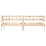 vidaXL Lit de jour sans matelas 80x200 cm bois de pin massif