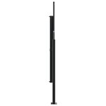 vidaXL Auvent latéral rétractable noir 180x500 cm
