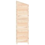 vidaXL Remise de jardin 55x52x174 5 cm Bois de sapin solide