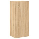 vidaXL Meuble TV mural chêne sonoma 40 5x30x90 cm bois d'ingénierie