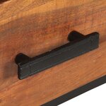 vidaXL Meuble TV 110x30x45 cm Bois d'acacia massif