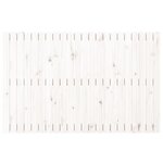 vidaXL Tête de lit murale Blanc 140x3x90 cm Bois massif de pin