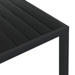 vidaXL Mobilier à dîner de jardin et coussins 7Pièces Résine tressée Gris
