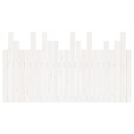 vidaXL Tête de lit murale Blanc 146 5x3x80 cm Bois massif de pin