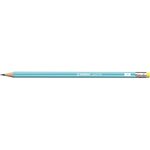 Crayon graphite pencil 160 bout gomme hb - bleu clair x 12 stabilo