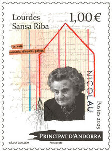 Timbre Andorre - Lourdes Sansa Riba