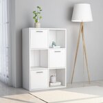 vidaXL Armoire de rangement Blanc 60x29 5x90 cm Bois d'ingénierie