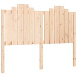 vidaXL Cadre de lit avec tête de lit 140x190 cm bois massif