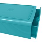 Module De Classement Tiny Box 1 Tiroir Skandi - Bleu Pacifique - X 3 - Exacompta