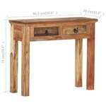 vidaXL Table console 90 5x30x75 cm Bois d'acacia et de récupération