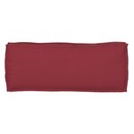 vidaXL Coussins de palette pour banc 2 Pièces Rouge vin 100x40x8 cm Tissu Oxford