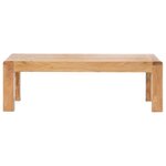 vidaXL Table basse 110x60x35 cm Bois d'acacia massif et finition miel