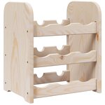 vidaXL Casier à vin 33x25x37 cm bois de pin massif