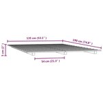 vidaXL Cadre de lit sans matelas 135x190 cm bois de pin massif