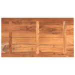 vidaXL Dessus de table 120x70x2 5cm rectangulaire bois massif d'acacia
