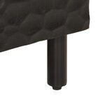 vidaXL Meuble TV noir 80x33x46 cm bois massif de manguier
