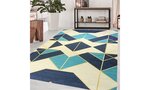 Tapis d'intérieur Triangle 160 x 230 cm - Bleu