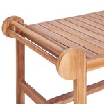 vidaXL Table basse 100x50x45 cm Teck solide